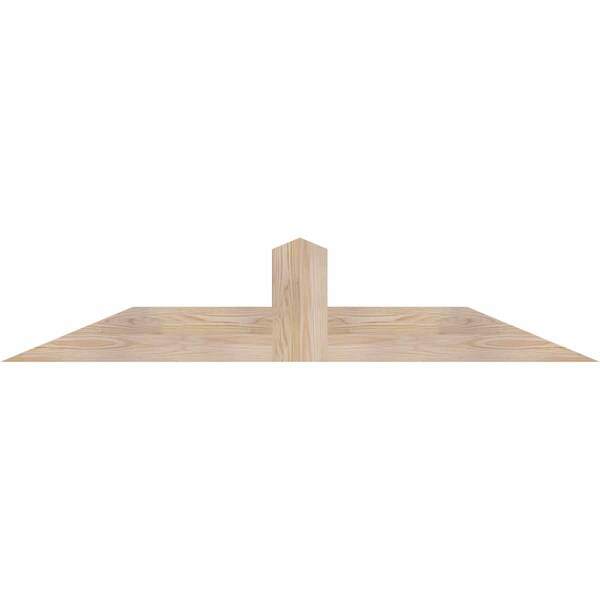 Ekena Millwork Portland Smooth Timber Gable Bracket, Douglas Fir, 60"W x 12"H x 3 1/2"D x 5 1/2"F, 5/12 Pitch GBW060X12X0406POR00SDF - main